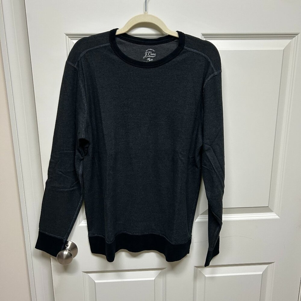 NWOT J.Crew Knit Goods Long Sleeve Thermal Shirt L